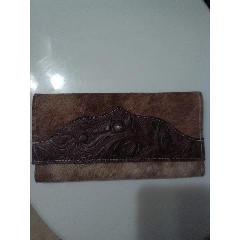 Woman's‎ Leather Cowhide Wallet 8